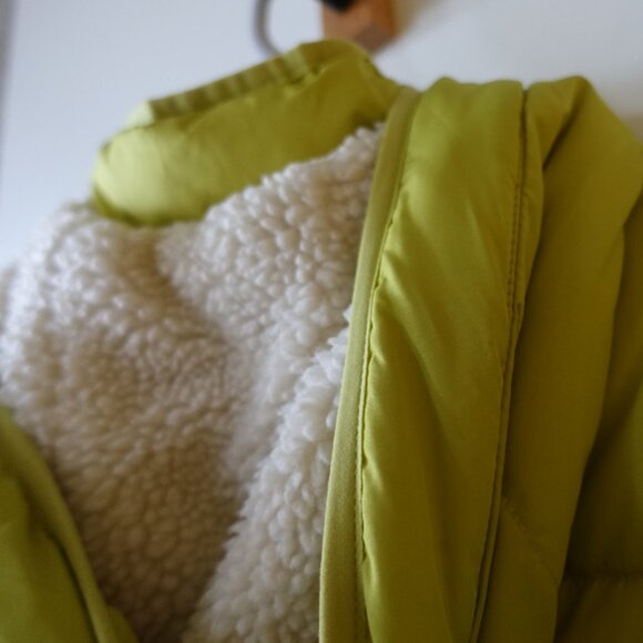 J. Crew vivid chartreuse Chateau puffer Primaloft jacket coat SM S Small - Picture 14 of 16